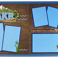 Living the Lake Life Page Kit - 2 Page Layout