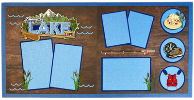 Living the Lake Life - 2 Page Layout - *NEW*