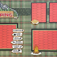 Let's Go Camping - 2 Page Layout - *NEW*