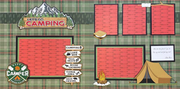Let's Go Camping Page Kit - 2 Page Layout
