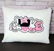 Annie Miller Creative Arts Mousy Love Pink Pillow Cover