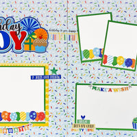 EXCLUSIVE TITLE! Echo Park & Paper Wizard Collaboration - Make A Wish Birthday Boy Collection - 12 x 12 Collection Kit PRE-ORDER