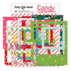 Pretty Little Studio - Candy Cane - Die-Cuts - Christmas Candy Frames