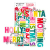 Pretty Little Studio - Candy Cane - Die-Cuts - Christmas Cheer Word Titles