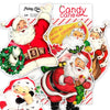 Pretty Little Studio - Candy Cane - Vintage Die-Cuts - Oh Santa (Large)