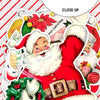 Pretty Little Studio - Candy Cane - Vintage Die-Cuts - Oh Santa (Large)