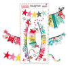 Pretty Little Studio - Candy Cane - Punch Outs - Oh What Fun! Banners 6x12