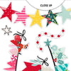 Pretty Little Studio - Candy Cane - Punch Outs - Oh What Fun! Banners 6x12