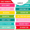 Pretty Little Studio - Candy Cane Collection - Cut-Aparts - Sweet Moments Word