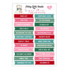 Pretty Little Studio - Sugar Plum Collection - Cut-Aparts - Holly Jolly Word Flags
