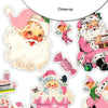 Pretty Little Studio - Sugar Plum Collection - Die Cuts - Pink Santa (Large Pack)