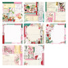 Pretty Little Studio - Sugar Plum Collection - Paper Pack - 12x12 Sugar Plum LEDGER Single-Sided