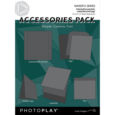 PhotoPlay - Maker's Series Collection - Brag Book Accessory Pack - Black *LAST CHANCE*