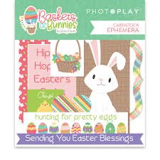 PhotoPlay- Baskets of Bunnies Ephemera *LAST CHANCE*