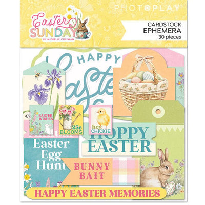 PhotoPlay - Easter Sunday Collection - Ephemera - Die Cut Cardstock Pieces *LAST CHANCE*