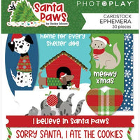 PhotoPlay - Santa Paws Collection - Ephemera - Die Cut Cardstock Pieces *LAST CHANCE*