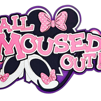 PW CLASSICS - All Moused Out Red and Pink!