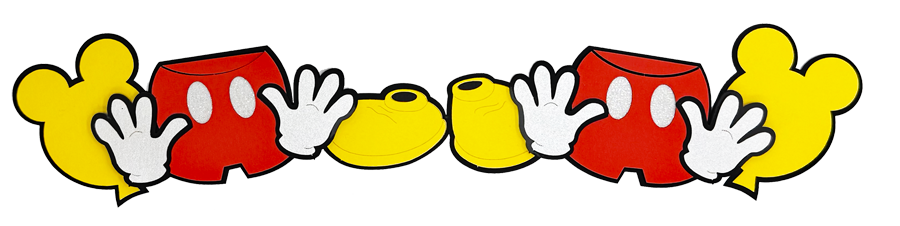 PW CLASSICS - Mousy Borders Red and Pink