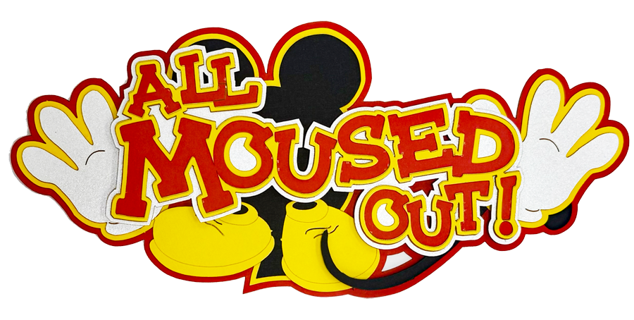 PW CLASSICS - All Moused Out Red and Pink!