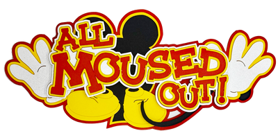 PW CLASSICS - All Moused Out Red and Pink