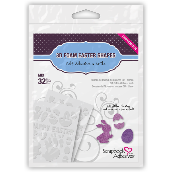 Scrapbook Adhesives - 3D Foam Easter Shapes