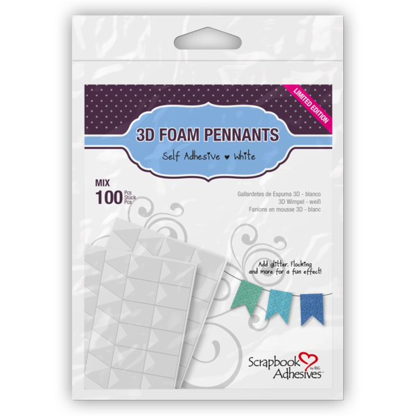 Scrapbook Adhesives - 3D Foam Pennants