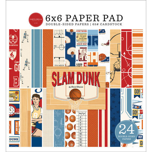 Carta Bella Paper - Slam Dunk Collection - 6 x 6 Paper Pad
