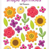 Doodlebug Design - Farmer's Market Collection - Fall Flowers - Shape Sprinkles
