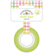 Doodlebug - Bunny Hop - Washi Tape - Pastel Plaid