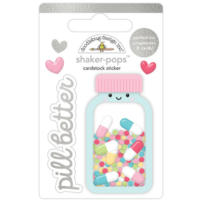 Doodlebug Design - Happy Healing Collection - Shaker-Pop - Pill Better