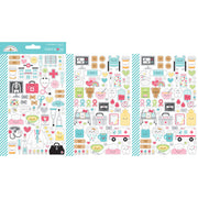 Doodlebug Design - Happy Healing Collection - Mini Stickers - Icons