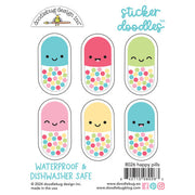 Doodlebug - Happy Healing - Sticker Doodles - Happy Pills