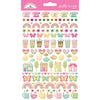 Doodlebug Design - Hello Again Collection - Puffy Icon Stickers