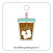Doodlebug Design - Hello Again Collection - Collectible Pins - Soda-lightful