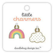 Doodlebug Design - Hello Again Collection - Little Charmers - Rainbow Skies *LAST CHANCE*