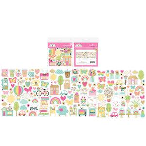 Doodlebug Design - Hello Again Collection - Odds and Ends