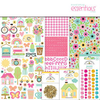 Doodlebug Design - Hello Again Collection - Essentials Kit