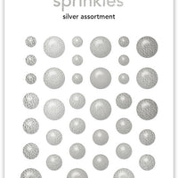 Doodlebug Design - Happy Healing Collection - Sprinkles - Silver Assortment