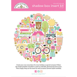 Doodlebug Design - Hello Again Collection - Shadow Box Kit