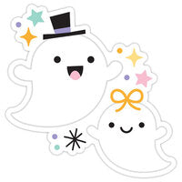 Doodlebug Design - Sweet and Spooky Collection - Halloween - Stickers - Doodles - Boo Friends