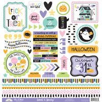 Doodlebug Design - Sweet and Spooky Collection - Halloween - Cardstock Stickers - This and That