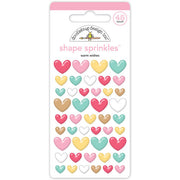 Doodlebug - Gingerbread Kisses - Shape Sprinkles - Warm Wishes