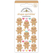 Doodlebug - Gingerbread Kisses - Shape Sprinkles