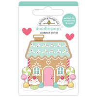 Doodlebug Design - Gingerbread Kisses Collection - Doodle-Pops - Candy Cottage