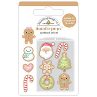 Doodlebug - Gingerbread Kisses - Doodle-Pops - Christmas Cookies