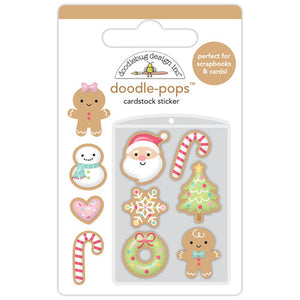 Doodlebug - Gingerbread Kisses - Doodle-Pops - Christmas Cookies