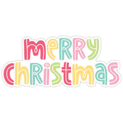 Doodlebug Design - Gingerbread Kisses Collection - Sticker Doodle - Merry Christmas