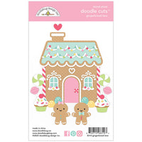 Doodlebug - Gingerbread Kisses - Doodle Cuts - Metal Dies - Gingerbread Lane