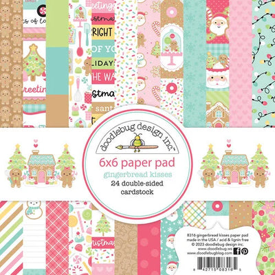 Doodlebug - Gingerbread Kisses - 6 x 6 Paper Pad