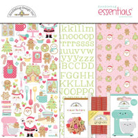 Doodlebug Design - Gingerbread Kisses Collection - Essentials Kit